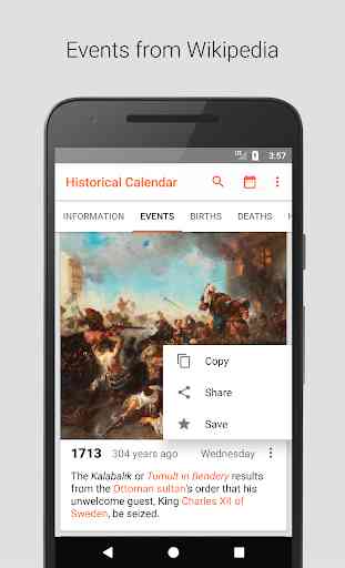 Historical Calendar (Android) image 3