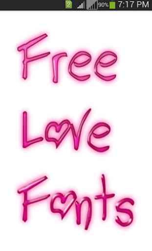 Free Love Fonts 1