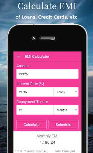 EMI Calculator + Loan Schedule 1