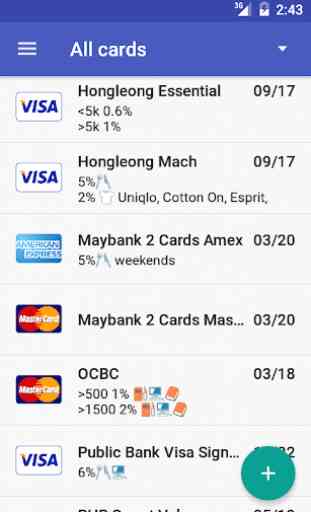 Credit Card Manager 1
