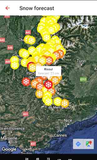 iSKI France - Ski, Snow, Resort info, GPS tracker 3