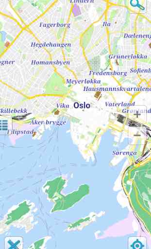 Map of Oslo offline 1