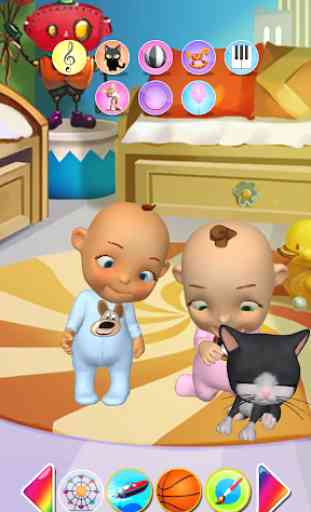 Talking Baby Twins Newborn Fun 3