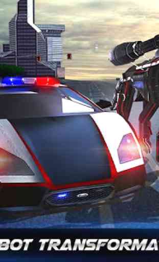 US Police Transform Robot Car Cop Dog: Robot game 4