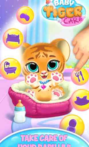Baby Tiger Care - My Cute Virtual Pet Friend 1