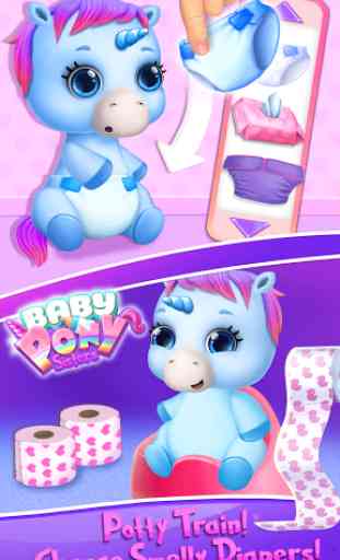 Baby Pony Sisters - Virtual Pet Care & Horse Nanny 4