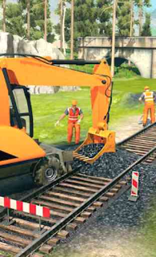 Indian Train Track Construction: Train Games 2019 4