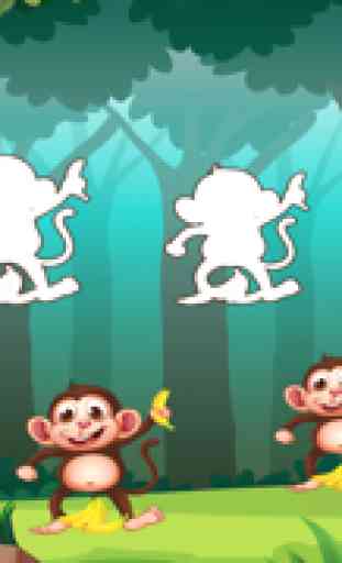 Crazy Monkey e Coniglio di Pasqua Bambini Giochi Miei Piccoli Learning Sorting 3