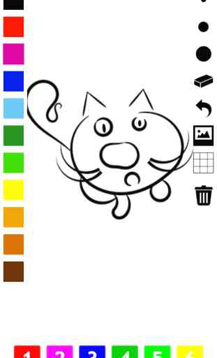 Libro da colorare dei gatti per i bambini: con molte immagini come gatto, gatto, animale domestico, gattino, gatto persiano, gatto siamese. Gioco per la scuola materna, scuola materna e la scuola. 3