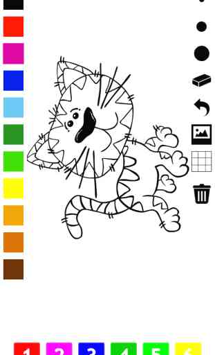 Libro da colorare dei gatti per i bambini: con molte immagini come gatto, gatto, animale domestico, gattino, gatto persiano, gatto siamese. Gioco per la scuola materna, scuola materna e la scuola. 4