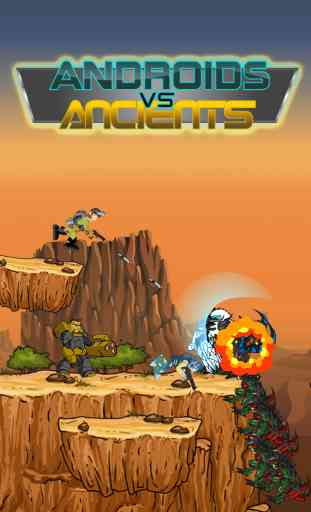Androids vs Ancients - soldati robot che combattono antiche creature 1
