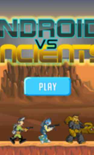 Androids vs Ancients - soldati robot che combattono antiche creature 4