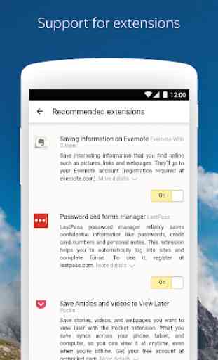 Yandex Browser with Protect 2