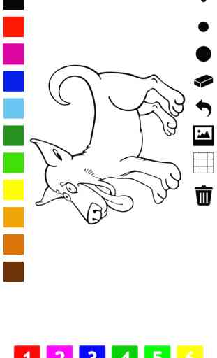 Libro da colorare di cani per i bambini: con molte immagini come cane, animale domestico, cucciolo 2