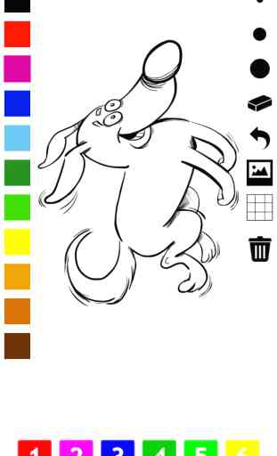 Libro da colorare di cani per i bambini: con molte immagini come cane, animale domestico, cucciolo 3