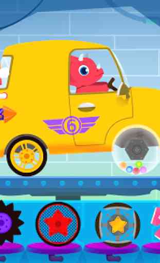 Dinosaur Car - Painting Games for kids 3