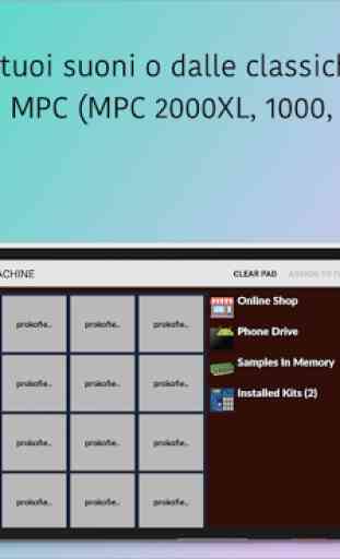 MPC DEMO MACCHINA - Pads per batteria Beat Maker 2