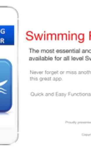Nuoto Reminder App - Orari Attività Pianificazione Promemoria-Sport 1