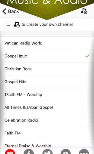 Christian Music plus Vatican news and talk Christianity radio , Gospel church songs from online internet radios station 2