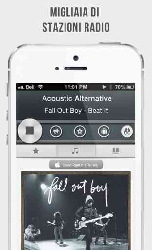 OneTuner Pro Radio per iPhone, iPad, iPod Touch - tunein to 65 generi! 1