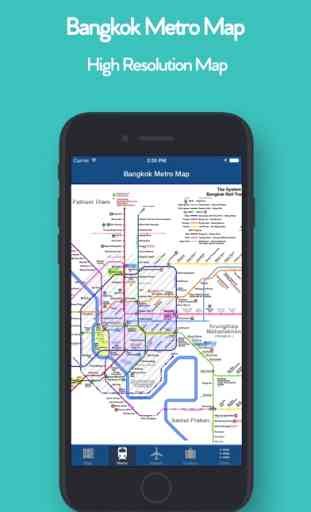 Bangkok Offline Mappa - Metro 3
