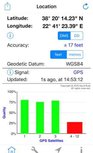 GPS Diagnostic: Satellite Test 1