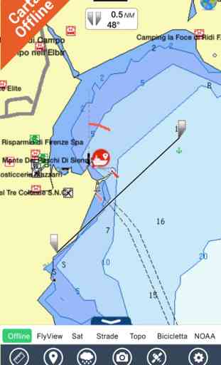 Marine : Isola d'Elba HD - GPS Map Navigator 3