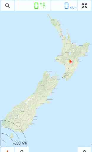 Neozelandese - Mappe offline & Navigatore GPS 1