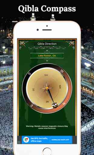 Qibla Compass-Find Maccah 2