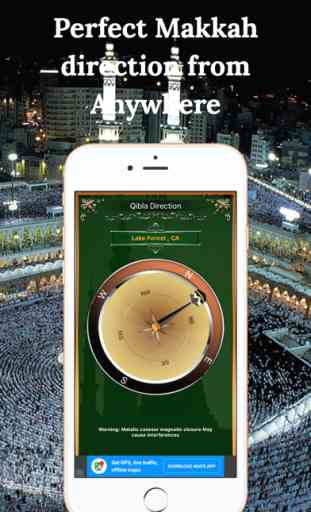 Qibla Compass-trovare una direzione 1