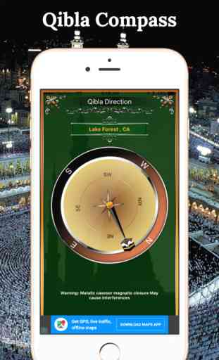 Qibla-Trova Mecca Direzione 1
