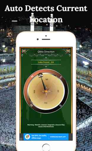 Semplice Qibla Compass-Free 1