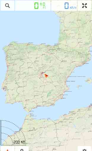 Spagna, Portogallo - Mappe offline & Navigatore GPS 1