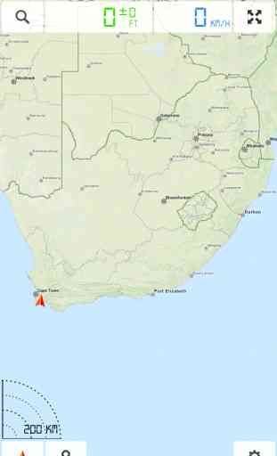 Sudafrica - Mappe offline & Navigatore GPS 1