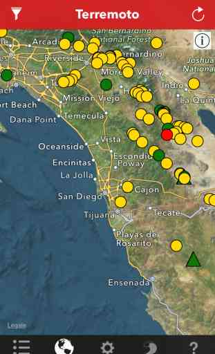 Terremoto - Servizi internazionali, allerte, mappe & notifiche dei clienti sui terremoti nel mondo 1