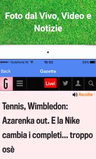 Livescore per Wimbledon 2017 Risultati App 4