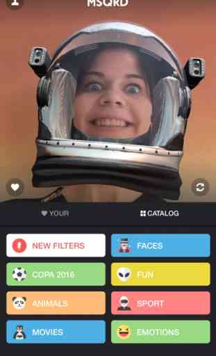 MSQRD — Filtri in tempo reale per video selfie 3