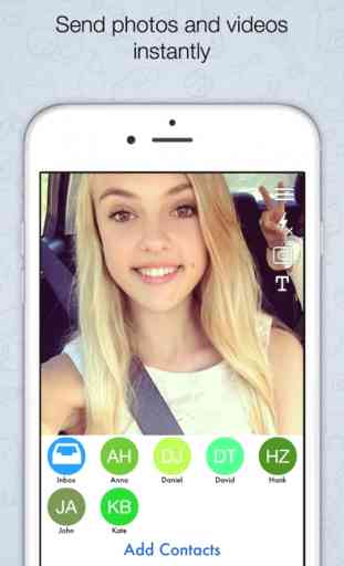 QuikChat dopo Luce Selfie cam 2