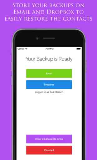 Backup My Contacts Assistant 2
