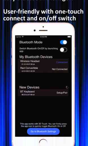 Bluetooth Facile - Interruttore On/Off e Gestione 1