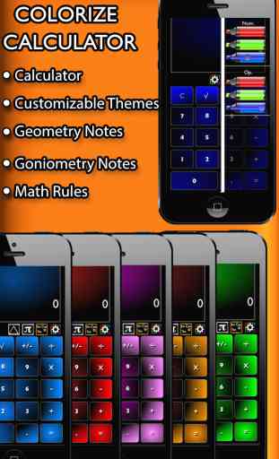 Calcolatrice Colorful 1