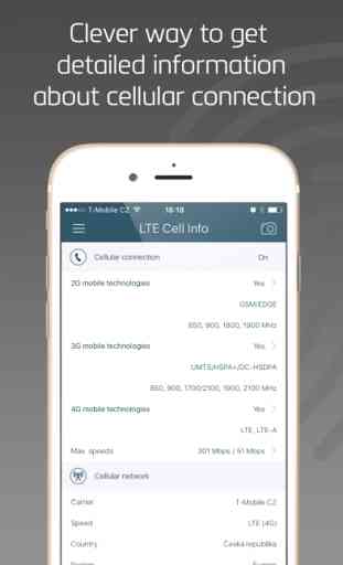 LTE Cell Info: Stato di Rete 1