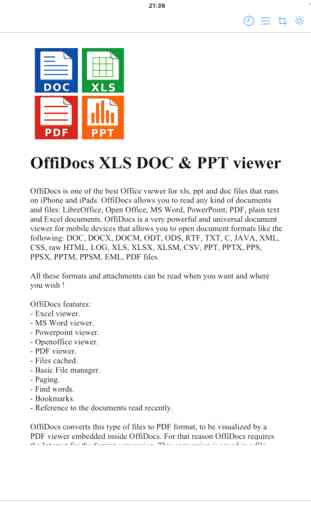 OffiDocs XLS DOC PPT editore 4
