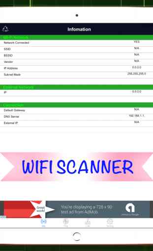 Rete Scanner WIFI: Analyzer Internet Ping Tools 3