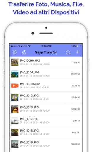 Snap Transfer - ShareIt Video Downloader Contatti, File, Foto, Mp3 Manager Sync tramite Wi-Fi a scatto 1