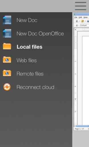 XOfficeWord  Office suite Open Office Word remoto 4