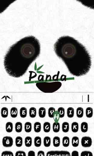Nuovo tema Cute Panda per Tastiera 1