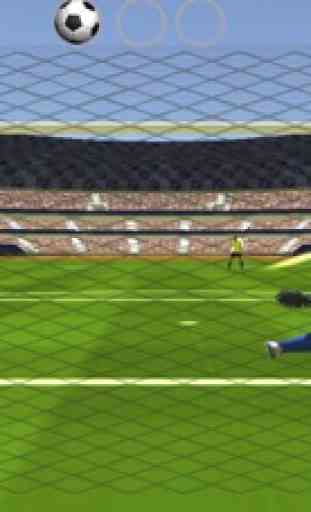 Calcio di punizione da Portiere - Calcio Cup: divertente 3D calcio calci Match Game 3