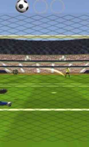 Calcio di punizione da Portiere - Calcio Cup: divertente 3D calcio calci Match Game 4