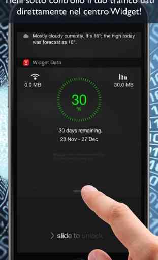 Widget Data Cellular (controlla il tuo piano dati) 2